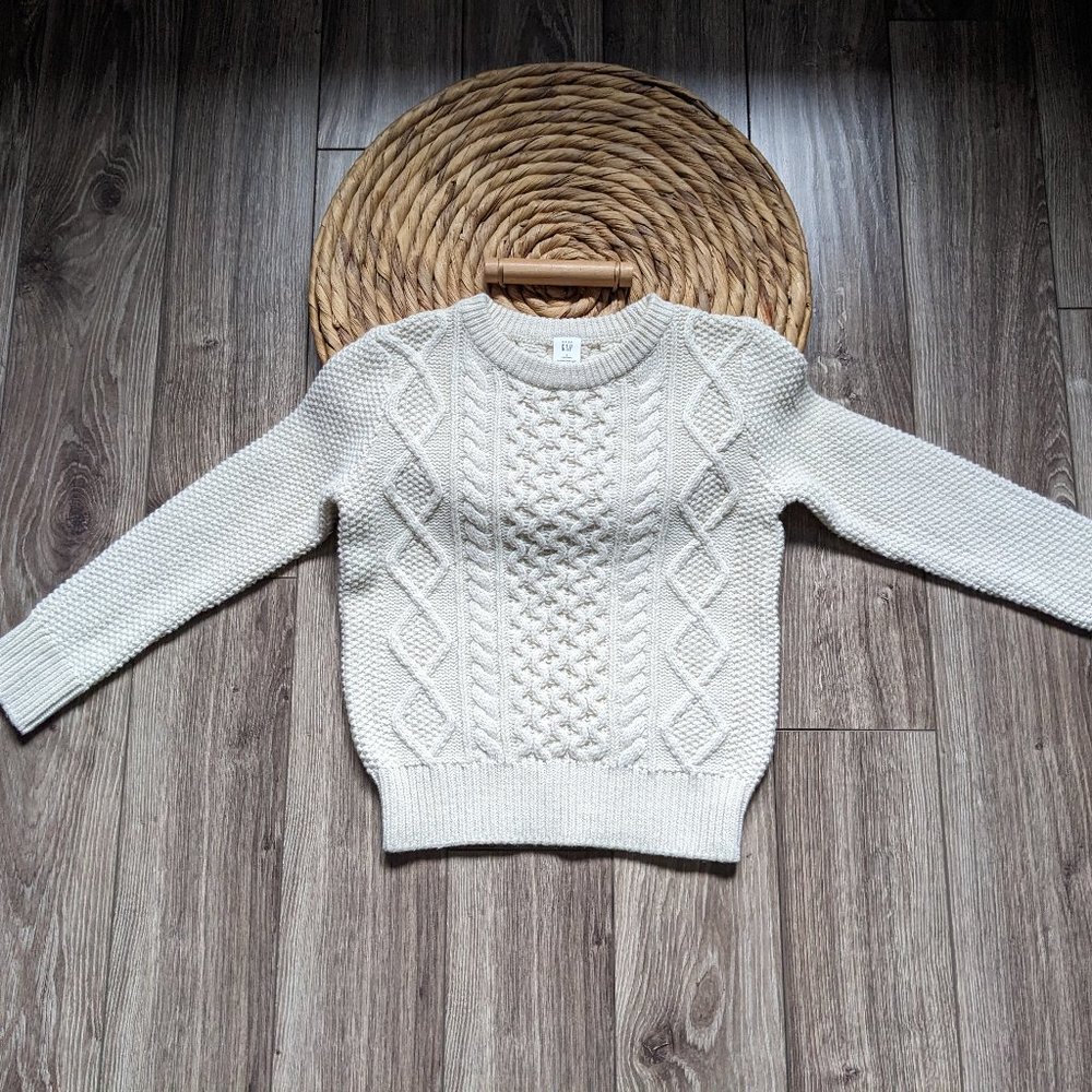 NWT Toddler Boy (5T) - GAP Aran Knit Cable Sweater